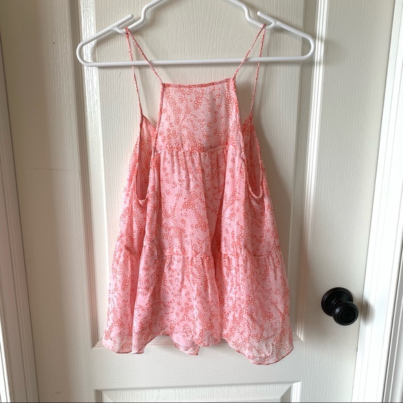 DVF Silk Baylee Layered Coral Tank Top—SZ. Sm - Picture 9 of 16